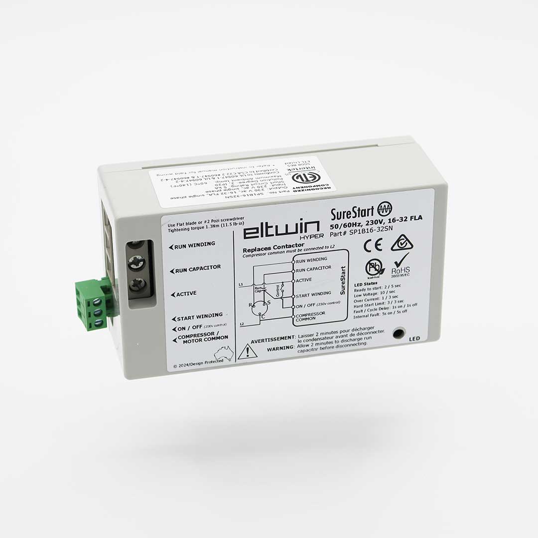 60-442A Eltwin Sure Start - Soft start for 13kW Evo and larger - SP1B16 - 32 SN 50Hz,230v 16-32 FLA